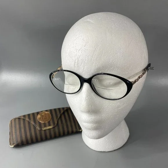 Fendi | Accessories | Fendi Eyeglasses 9s Vintage Oval Black  display picture 1